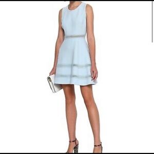 Sandro Fit and Flare Dress in Sky Blue